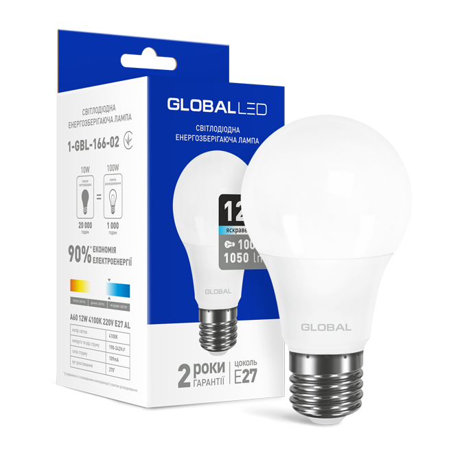Светодиодная лампа 1-GBL-166-02