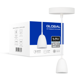 Світильник світлодіодний GPL-01C GLOBAL 7W 4100K білий