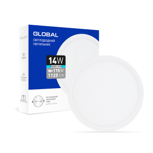 Точечный врезной LED-светильник GLOBAL SP adjustable 14W, 4100K (круг)
