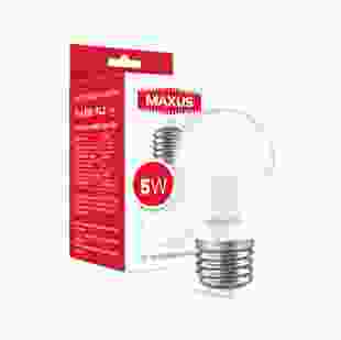 Лампа світлодіодна MAXUS 1-LED-742 G45 5W 4100K 220V E27