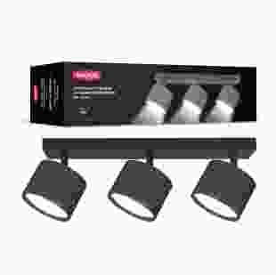 Світильник точковий накладний поворотний без лампи MAXUS Wave Spot Base GX53x3 Black
