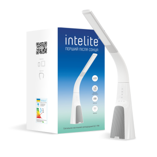 Умная лампа Intelite DL7 9W (USB, димминг, температура, звук) белая