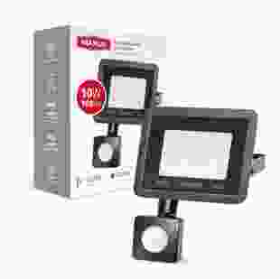 Светодиодный прожектор с датчиком движения MAXUS FL-04 10W 5000K sensor