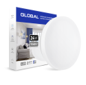 Накладной светильник GLOBAL 24W 4100К (защита IP44) круг 