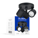 Світильник світлодіодний GSL-02C GLOBAL 12W 4100K чорний