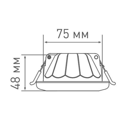 Умный светильник MAXUS 3-step 12W (сменные яркость и тон) круг