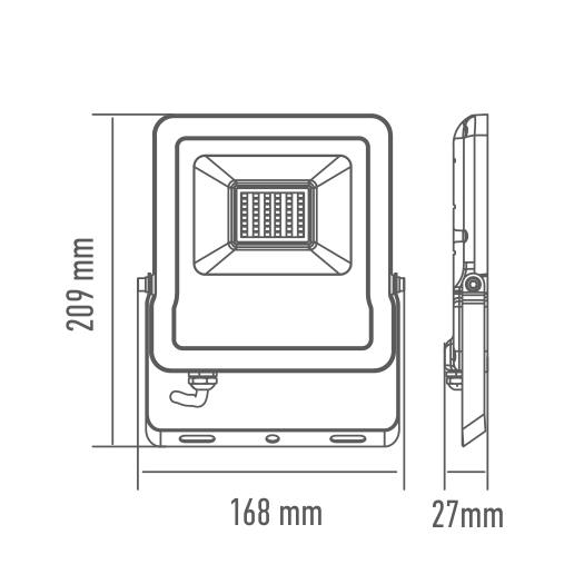 Светодиодный прожектор MAXUS 30W, 5000K