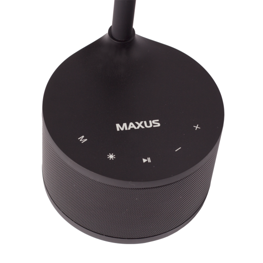 Умная лампа MAXUS DKL 8W (звук, USB, димминг, температура) черная