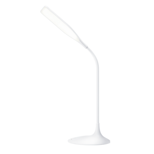 Умная настольная лампа MAXUS DKL 6W (аккумулятор, димминг) белая, квадрат