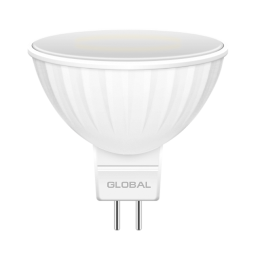 LED лампа Global MR16 5W яскраве світло GU5.3 (1-GBL-114)