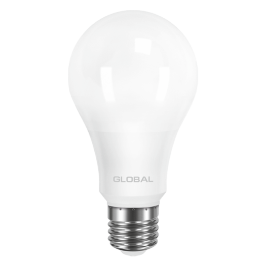 LED лампа GLOBAL A60 12W тепле світло E27 (1-GBL-165)