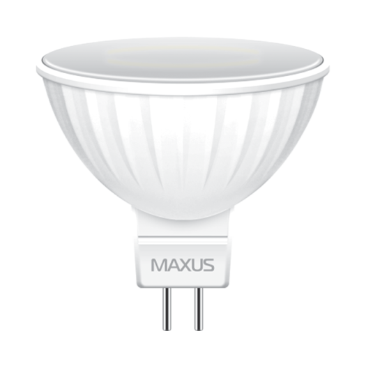 LED лампа Maxus MR16 8W тепле світло GU5.3 (1-LED-515)