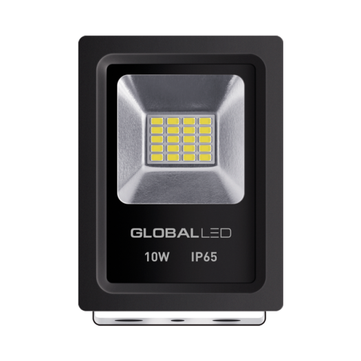 Прожектор Global FLOOD LIGHT 10W 5000K холодне світло (1-LFL-001)