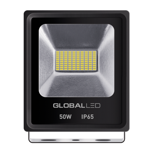 Прожектор GLOBAL FLOOD LIGHT 50W 5000K холодне світло (1-LFL-004)