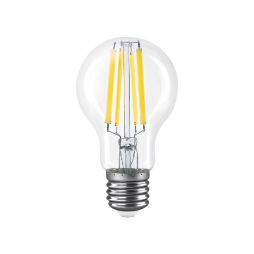 Лампа світлодіодна філаментна A60 FM 10W 4100K 220V E27 Clear DIM