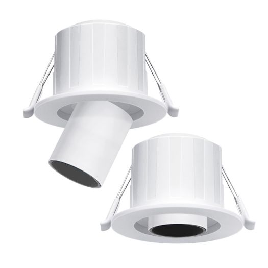 Светодиодный светильник точечный врезной поворотный 1-MRD-6W-WHC Maxus Downlight 6W 3CCT White