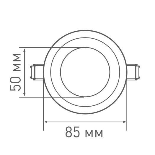 8W яркий свет (1-SDL-006-01)