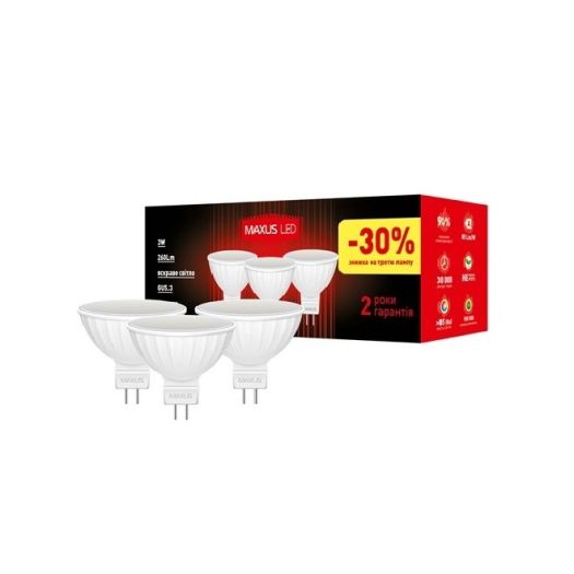 LED лампа 3W яркий свет MR16 GU5.3 220V (3-LED-144-01)