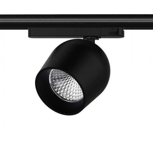 Трековый LED светильник Maxus assistance Track light Tulip 28W 90CRI 4000K 24DEG 3-Phase Black