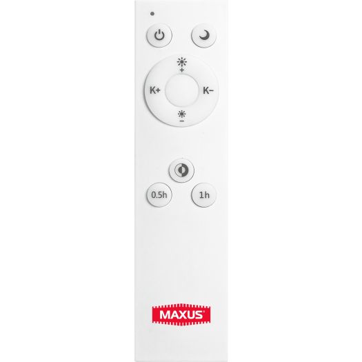 Умный светильник MAXUS 50W (пульт, димминг, температура, таймер, ночник и др.)