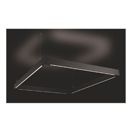 Подвесной линейный LED-светильник Maxus assistance Line Slim Pro 30W 80Ra 4000 900mm 140B UpDown IP20 Black linkable