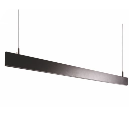Подвесной линейный LED-светильник Maxus assistance Line Slim Pro 30W 80Ra 4000 900mm 140B UpDown IP20 Black linkable