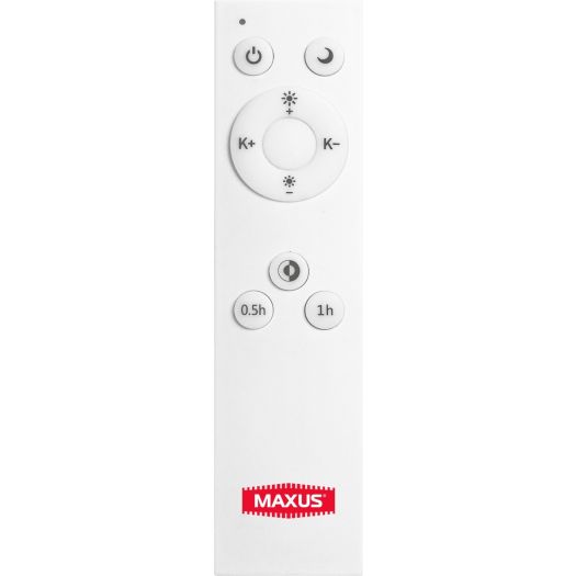 Розумний світильник MAXUS Functional 50W (пульт, діммінг, температура, таймер, нічник та ін.)