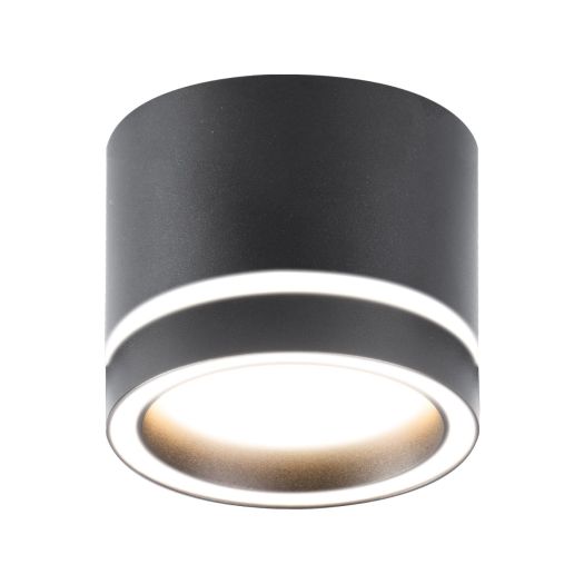 Светильник точечный накладной-врезной без лампы MAXUS L Downlight Base GX53 Black 2in1